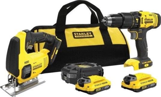 Stanley Elektroverktøysett SFMCK212D2-QW 6 Deler