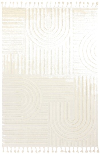 Shaggy Campbell offwhite Størrelse: 200 x 290 cm