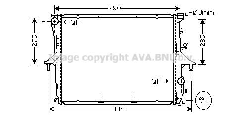 Radiator AVA Clever Choice VN2214