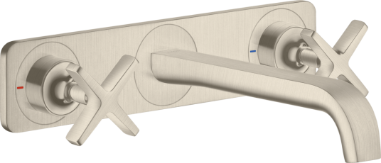 Axor Citterio E  Servantbatteri Tutlengde 220 mm, Børstet Nikkel