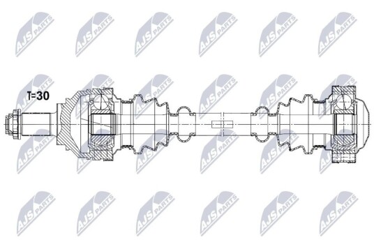 Nty Drivaksel NTY NPW BM 210