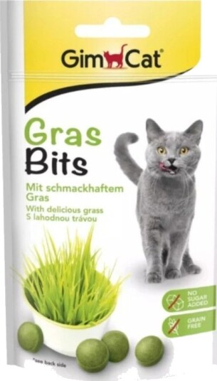 Gimcat Grasbits Godbit Til Katt Gress 425 G