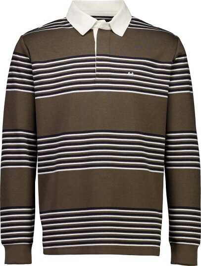 Lindbergh Rugby Polo Sweat Brown S