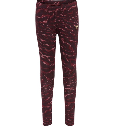 Hummel Leggings HmlDidde Fudge 4 år 104 Leggings Rød
