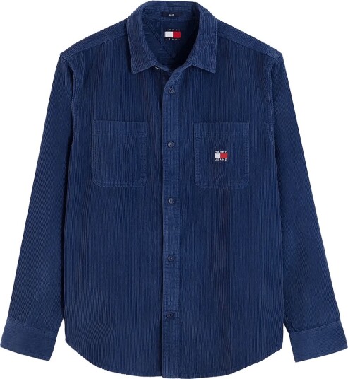 Tommy Jeans Tjm Rlx Corduroy Shirt Ext Navy M