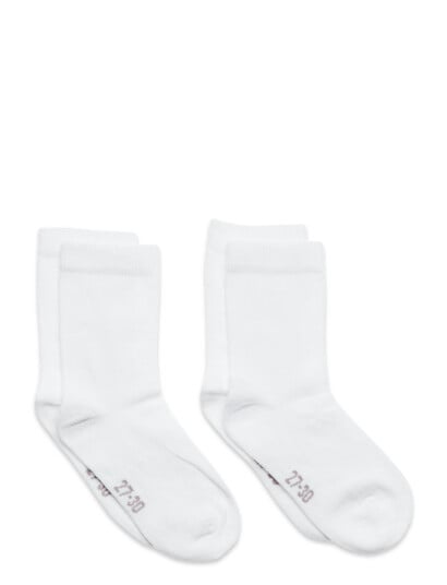 Minymo Ankle Sock (2-Pack) White 31-34 Minymo Ankle Sock (2-Pack) White 31-34