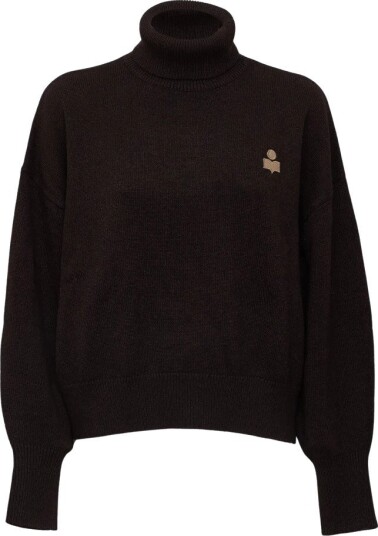 Isabel Marant Dame Strikkevarer Brun 2XS,