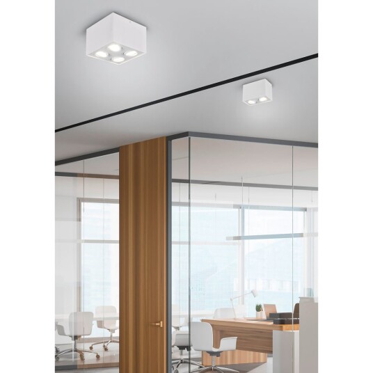 Plafond Biscuit   Matt hvit