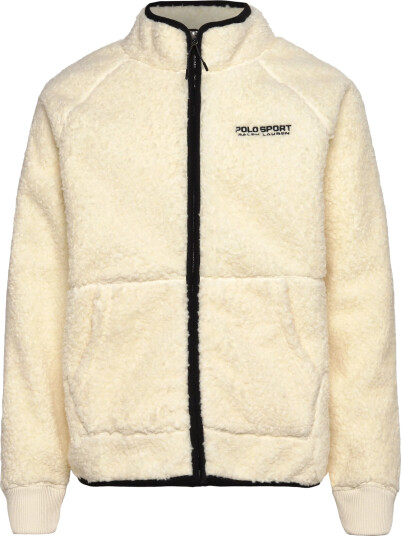 Polo Ralph Lauren Polo Sport Pile Fleece Jacket - Cream - S Polo Ralph Lauren Polo Sport Pile Fleece Jacket - Cream - S