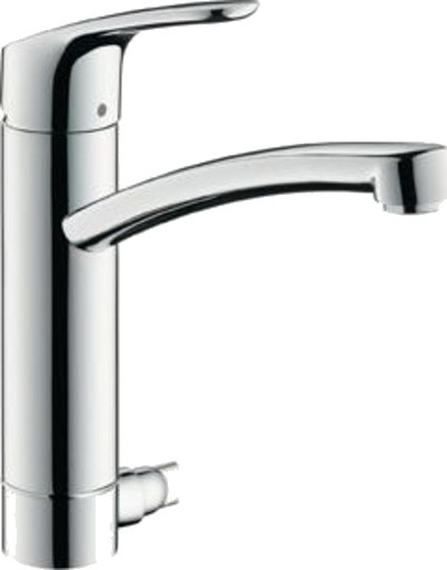 Hansgrohe Focus 200 kjøkkenbatteri Med avstegning til oppvaskmaskin, Krom Hansgrohe Focus 200 kjøkkenbatteri Med avstegning til oppvaskmaskin, Krom