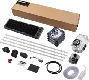 Phanteks Glacier EZ Fit 360 D30 Kit svart PH GEF_KIT360 D30_DBK