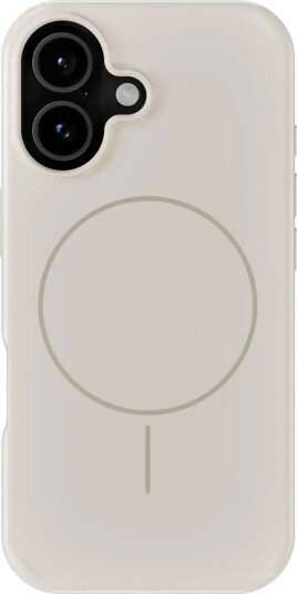 Holdit Mono Case Magsafe iPhone 17 Light Beige/Beige