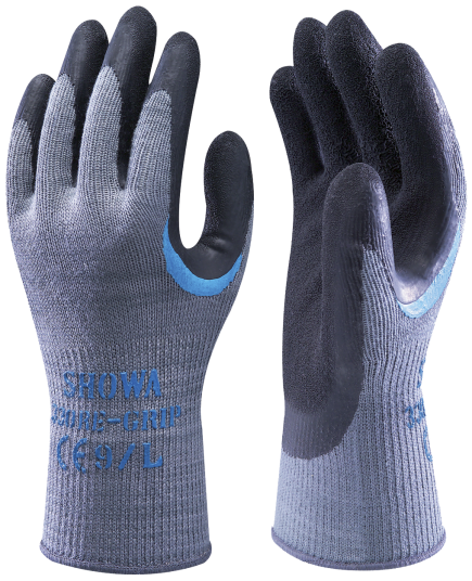 Showa Strikkhanske Re Grip Latex Halvdyppet 330 Str. 9