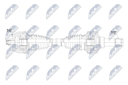 Nty Drivaksel NTY NPW BM 235