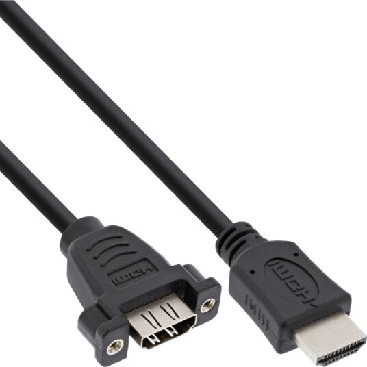 Inline 17500B 0,6 M Hdmi Type A Standard Hdmi Type A Standard Hankjønn Hunkjønn Rett