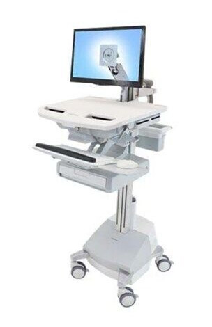 Ergotron StyleView vogn - åpen arkitektur - for LCD-skjerm / tastatur / mus / CPU / bærbar / strekkodeskanner - TAA-samsvar