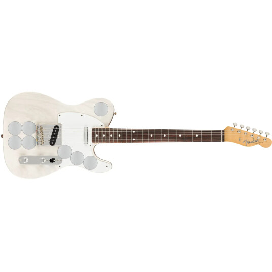 Fender Jimmy Page Mirror Telecaster White Blonde, Rw Fender Jimmy Page Mirror Telecaster White Blonde, Rw