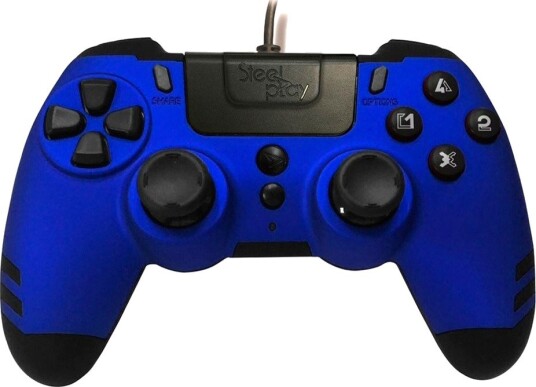 Steelplay MetalTech Kablet Kontroller PS4/PS3/PC Blå