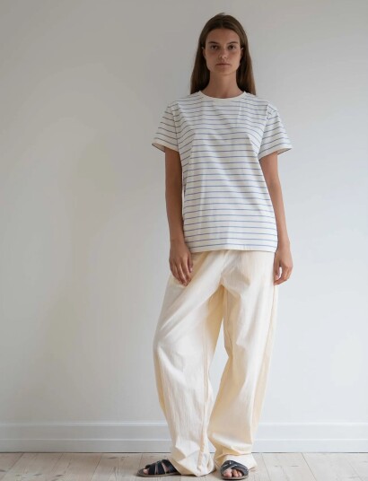 STUDIO FEDER Dagmar Pants Cream XL STUDIO FEDER Dagmar Pants Cream XL