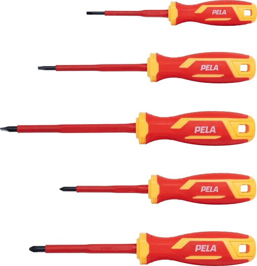 PELA Skrutrekkersett 549459 Vde, 5 Deler