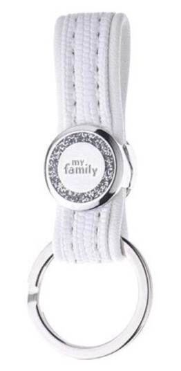 MyFamily Saint Tropez Keyring White