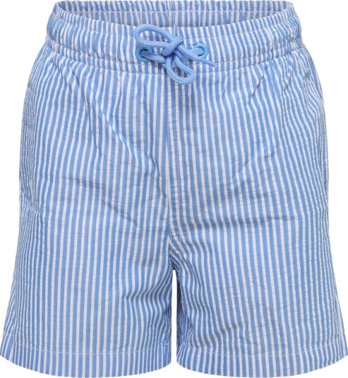 Mango Seersucker Striped Swimsuit Blue 13 14