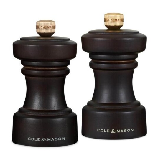 Cole & Mason Hoxton saltog pepperkvern 11 cm 2 stk brun Cole & Mason Hoxton saltog pepperkvern 11 cm 2 stk brun