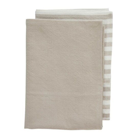 Lene Bjerre Estrille kjøkkenhåndkle 70x50 cm 2 stk beige Lene Bjerre Estrille kjøkkenhåndkle 70x50 cm 2 stk beige