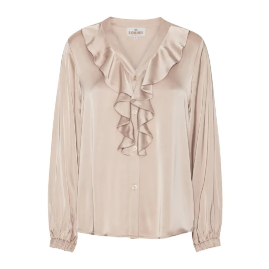Karmamia Dame Bluser & Skjorter Beige S,