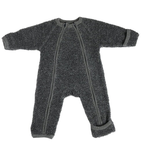 Smallstuff Vårdress m. Glidelås Grey Melange Smallstuff 68/74 Vårdress Grå 68 75