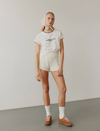 Sofie Schnoor Charlottesw Shorts - Cream - S