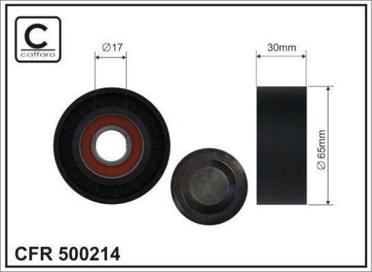 CAFFARO 500214 Strammehjul, kilerem