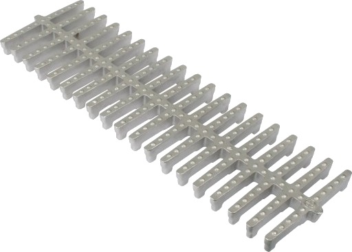 Støpt rutenett 145X499 MM 1.4308 Støpt rutenett 145X499 MM 1.4308