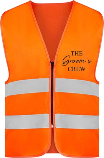 Refleksvest Groom's Crew X Large