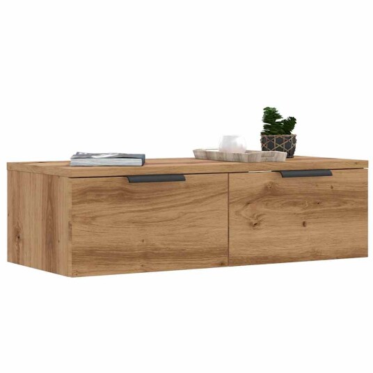 Veggskap artisan eik 68x30x20 cm konstruert tre 8721158442734