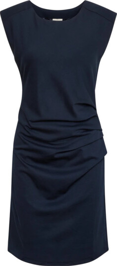 Kaffe Kjole India Round neck Dress Blå Kaffe Kjole India Round neck Dress Blå