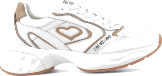 Love Moschino Dame Sko Hvit 38 EU, Love Moschino Dame Sko Hvit 38 EU,