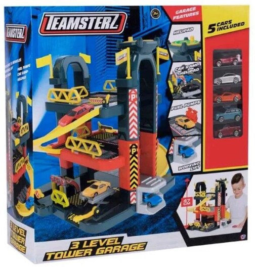 Teamsterz Garasje Tower m/5 Biler
