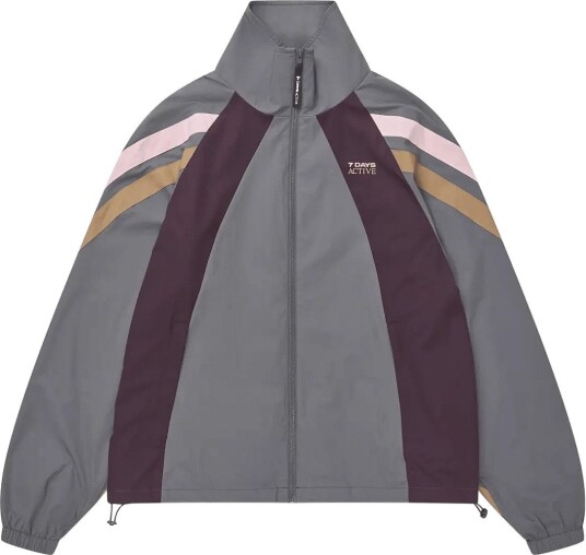 7 DAYS Active Soul Track Jacket   Grey   XS
