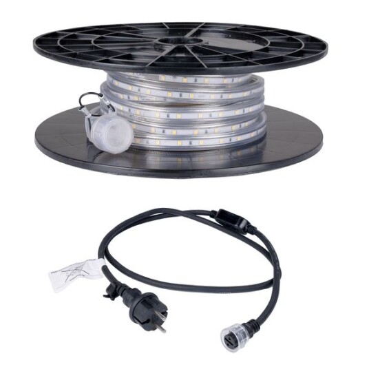 Agge LED Stripe Lite 230V 400 lm/m 5 m 3000K Med Strømledning Agge LED Stripe Lite 230V 400 lm/m 5 m 3000K Med Strømledning