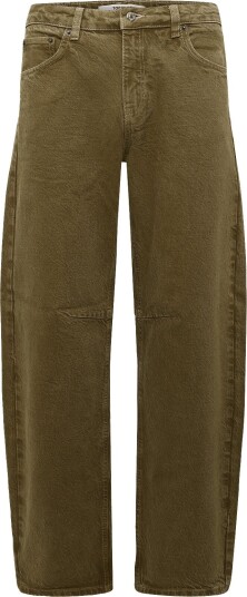 Topshop Tsbarrel Khaki Jean Dnm DARK GREEN DENIM 25 x 32 Topshop Tsbarrel Khaki Jean Dnm DARK GREEN DENIM 25 x 32