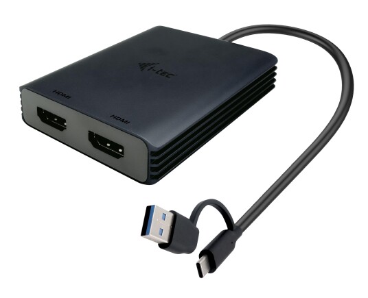 I-TEC USB-A/C 2X HDMI ADAPTER DUAL 4K HDMI VIDEO ADAPTER ACCS I-TEC USB-A/C 2X HDMI ADAPTER DUAL 4K HDMI VIDEO ADAPTER ACCS