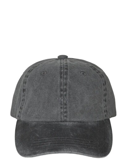 Mads Nørgaard Washed Cotton Twill Coal Cap Grey ONE SIZE Mads Nørgaard Washed Cotton Twill Coal Cap Grey ONE SIZE