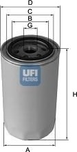 Oljefilter UFI 23.164.02 Oljefilter UFI 23.164.02