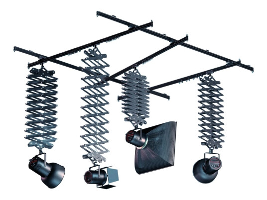 Manfrotto Sky Track FF3054 Top 54 Takoppheng til lys. 4x Pantograf Manfrotto Sky Track FF3054 Top 54 Takoppheng til lys. 4x Pantograf