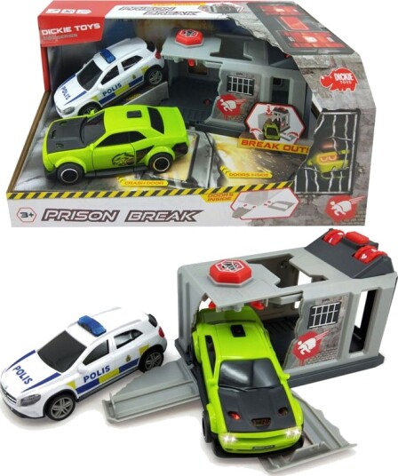 Dickie Toys Sos Series Fengsel Med Biler
