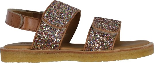 Angulus Sandaler Tan/Multi Glitter Angulus 34 Sandals Brun