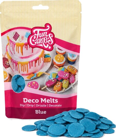 CakeSupplies FunCakes Deco Melts  Blå
