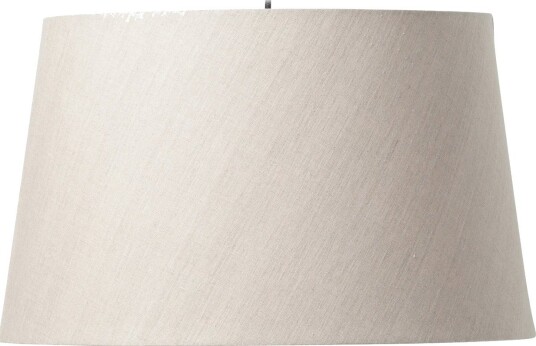 Basic straight lampeskjerm, beige, Ø 50 cm – Watt & Veke - Design - Stoff / Tekstil