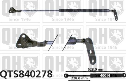 QUINTON HAZELL QTS840278 Baklukedemper
